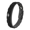 Faruxue Anti-Static Wristband Rhombus Cordless Silicone Bracelet Anti Static Balance Anion Not Easy Fall Off Adjustable Antistatic Static Silicone Wristband for Men and Women view 1