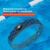Faruxue Anti-Static Wristband Rhombus Cordless Silicone Bracelet Anti Static Balance Anion Not Easy Fall Off Adjustable Antistatic Static Silicone Wristband for Men and Women view 2