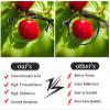 ALWAYSUV Black TR90 Half Rimless Rectangular Frame Distance Glasses for Men Women Retro Nearsighted Myopia Shortsighted Glasses -1.0 view 4