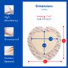 ALL GOOODA Sacral Silicone Foam Dressing 7x7[10 Pack] Gentle Adhesive Border for Sacrum Wound Care, Sacral Foam Dressing, Bed Sore, Pressure Sore, Diabetic Ulcer, Large Wound Bandage view 4