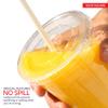32 oz Plastic Cups with Lids (50 Pack) - Disposable Clear Cups for Iced Coffee, Boba, Milk Tea, Smoothies, and Fruit Shakes for Parties, Cafes, Restaurants view 2
