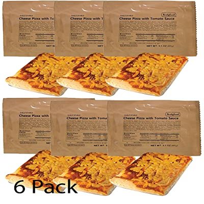 Pizza and Cheese Slices/MRE Meal, Ready to Eat Survival Food (6)