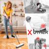 Floor Scrub Brush with Long Handle, Stiff Bristles Deck Brush, BITOPE Multi-Purpose Heavy Duty Hardwood Floor Scrubber, Cleaning Concrete Balcony Patio Garage Outdoor/Indoor view 4