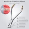 LVCHEN Dental Orthodontic Bracket Remover Pliers - Stainless Steel Anterior Teeth Braces Removal Tool Kit Bracket Gripper Plier for Ceramic Brackets Composite Brackets view 2