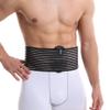 Umbilical Hernia Belt for men & women. Abdominal Binder - compression pad for naval (double thickness). Hernia support belt: ventral, incisional, epigastric, belly button hernias. Prevention aid (L/XL) view 1