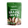 Food to Live Organic Dry Roasted Brazil Nuts, 8 Oz Non-GMO, Whole, Unsalted, Oven Roasted, No Oil Added, Vegan, Kosher. Good Source of Protein, Selenium and Fatty Acids. Crunchy Keto-Friendly Snack view 1