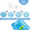 2 Pack Pill Crusher and Cutter, Pill Grinder for Vitamins Tablets with Cleaning Brush and Durable Pill Cutter (Pink) view 3