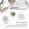 4 in 1 Pill Cutter, Crusher, Storage Box and Water Cup - Travel Multifunctional Organizer Splitter Daily Dispenser for Kids, Men, Women, Elderly (White) view 3
