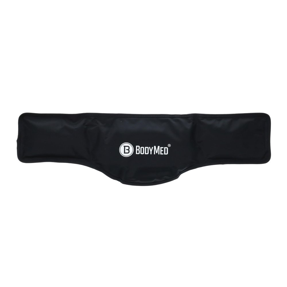 BodyMed Reusable Gel Ice Pack Cold Compress for Neck - Professional Grade Cold Therapy for Injuries, Aches, Swelling, Bruises, Sprains - 21 in. x 6 in. (Neck Contour)