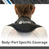 BodyMed Reusable Gel Ice Pack Cold Compress for Neck - Professional Grade Cold Therapy for Injuries, Aches, Swelling, Bruises, Sprains - 21 in. x 6 in. (Neck Contour) view 3