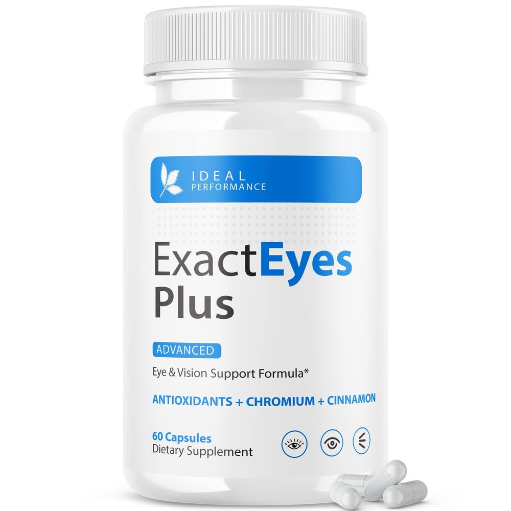 Exact Eyes Plus Advanced Eye Formula Vision Support Supplement Vitamins (1 Pack)