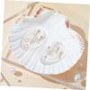 2 Pairs Artificial Ears Silicone Ears Ear displays Mould Human Ear Model Fake Ear maniquin Ear Model for Earrings Science Stencils for Kids Child Earphone White Jewelry view 2