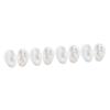 2 Pairs Artificial Ears Silicone Ears Ear displays Mould Human Ear Model Fake Ear maniquin Ear Model for Earrings Science Stencils for Kids Child Earphone White Jewelry view 3