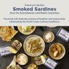 Fangst Brisling No. 1 | Tinned Nordic Sardines Smoked with Heather & Chamomile | 10 x 100g Can view 3