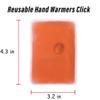 Reusable Click Instant Heat Packs, Pocket Hand Warmers, Snap It Hot/Cold Gel Heating Pad for Adults & Kids, Instant Hot Pad, Hot Compress, Hand Click Gel Warmers for Body (Large RED 4PCS) view 2
