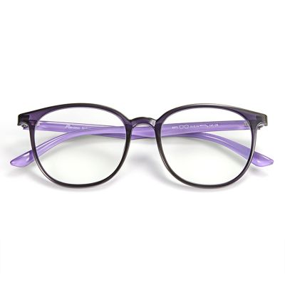 ilifehome Lightweight Anti-Blue Light Computer Reading Glasses for Men Women TR90 Flexible Frame Anti Glare Scratch Anti Eyestrain Spring Hinge Reader (Color : Purple, Size : 1.5+)
