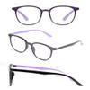 ilifehome Lightweight Anti-Blue Light Computer Reading Glasses for Men Women TR90 Flexible Frame Anti Glare Scratch Anti Eyestrain Spring Hinge Reader (Color : Purple, Size : 1.5+) view 2