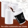 200 Pack Coffee Cup Lids Disposable Plastic Lid Hot/cold Beverage Drinking Cups for Water Dome Easy Flow Anti Spill Design Fits 10 to 24 oz and 8 oz Cups for Cafes, Office, Car, Home, Travel(White) view 4