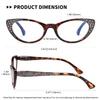 EYEURL Cat Eye Reading Glasses for Women Blue Light Blocking 3 Pack Computer Readers 1.25 with Spring Hinge Eyeglasses Anti Glare UV Rays view 4