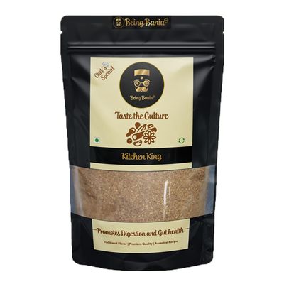 Being Bania Kitchen King Chef Special, 500 Gms Kitchen Masala Powder Natural Ingredients No Added Preservatives All in 1 Vegetable Masala Exotic Indian Spices No onion, no garlic