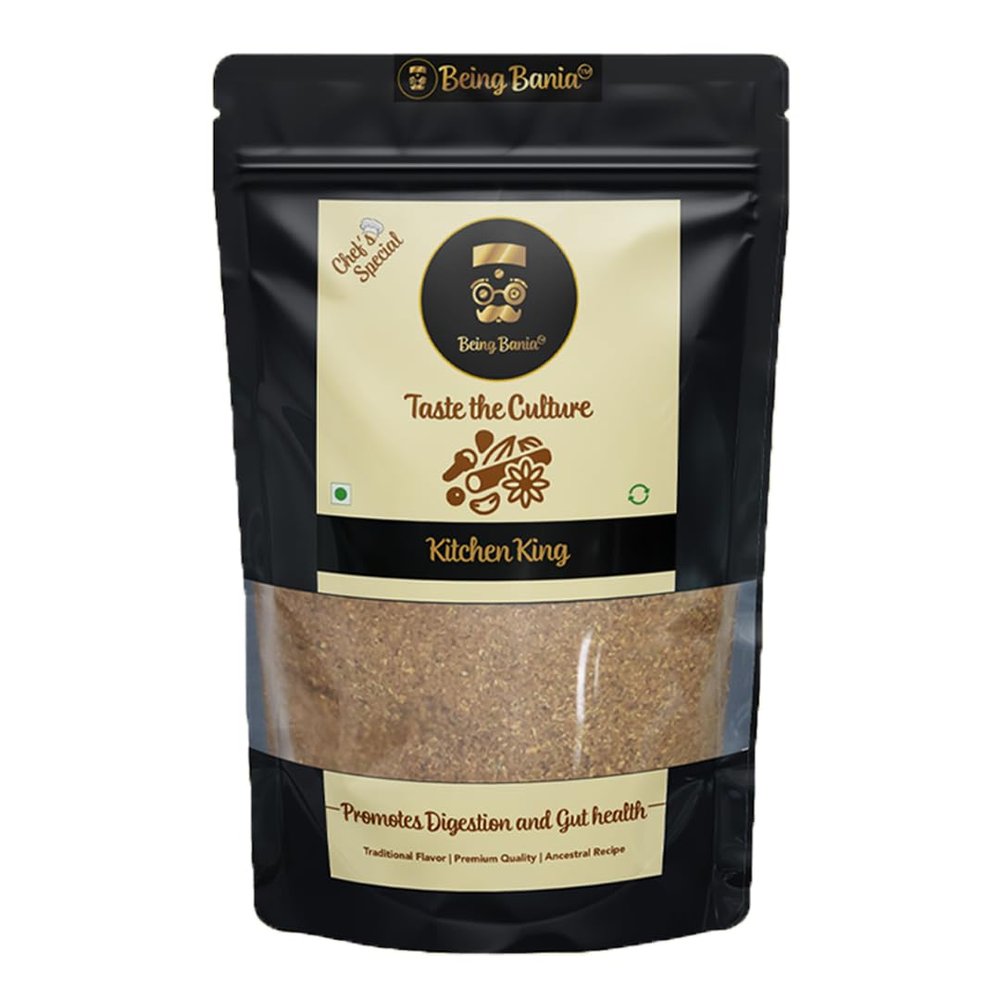 Being Bania Kitchen King Chef Special, 500 Gms Kitchen Masala Powder Natural Ingredients No Added Preservatives All in 1 Vegetable Masala Exotic Indian Spices No onion, no garlic