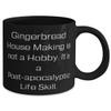 Cute Gingerbread House Making Gifts, Gingerbread House Making is not a Hobby. It's a Post., Gingerbread House Making 11oz 15oz Mug From view 2