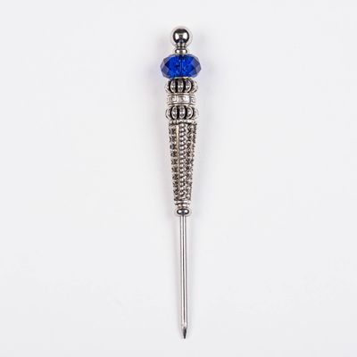 Blue Smoke ATL Luxury Cigar (Blue Cone) Poker and Cigar Nubber, Jewelry Cigar Pick Accessory for The Elegant Cigar Smoker (Blue)