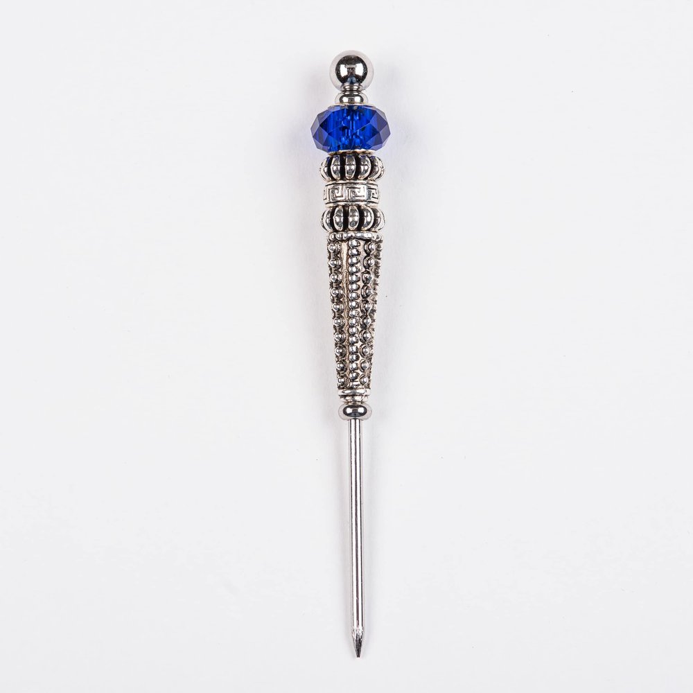 Blue Smoke ATL Luxury Cigar (Blue Cone) Poker and Cigar Nubber, Jewelry Cigar Pick Accessory for The Elegant Cigar Smoker (Blue)