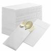 50-Pack Disposable Linen-Feel Dinner Napkins with Built-in Flatware Pocket, WHITE Prefolded Cloth Like Paper Napkins For Dinner, Wedding Or Party [Silverware NOT Included] view 1