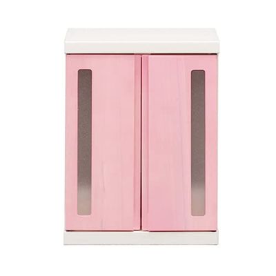 354364 Compact Modern Buddhist Altar with LED Light, Width 12.6 inches (32 cm), Height 16.5 inches (42 cm), Depth 9.8 inches (25 cm), Pink Memorial Box