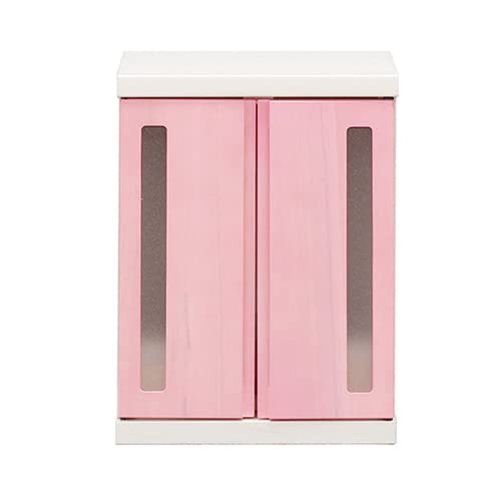 354364 Compact Modern Buddhist Altar with LED Light, Width 12.6 inches (32 cm), Height 16.5 inches (42 cm), Depth 9.8 inches (25 cm), Pink Memorial Box