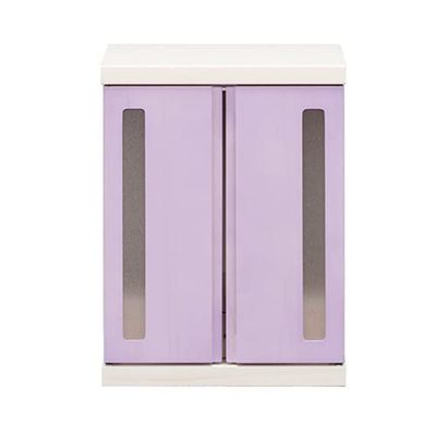 354363 Compact Modern Buddhist Altar with LED Light, Width 12.6 inches (32 cm), Height 16.5 inches (42 cm), Depth 9.8 inches (25 cm), Purple Memorial Box