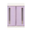 354363 Compact Modern Buddhist Altar with LED Light, Width 12.6 inches (32 cm), Height 16.5 inches (42 cm), Depth 9.8 inches (25 cm), Purple Memorial Box view 1