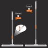 32-Inch Microfiber Flat Mop for Floor Cleaning - Commercial Wide Mop with 360 Rotation, Stainless Steel Handle & 4 Reusable Washable Pads - for Hardwood, Laminate, Tile, Dust and Wet Mopping view 2