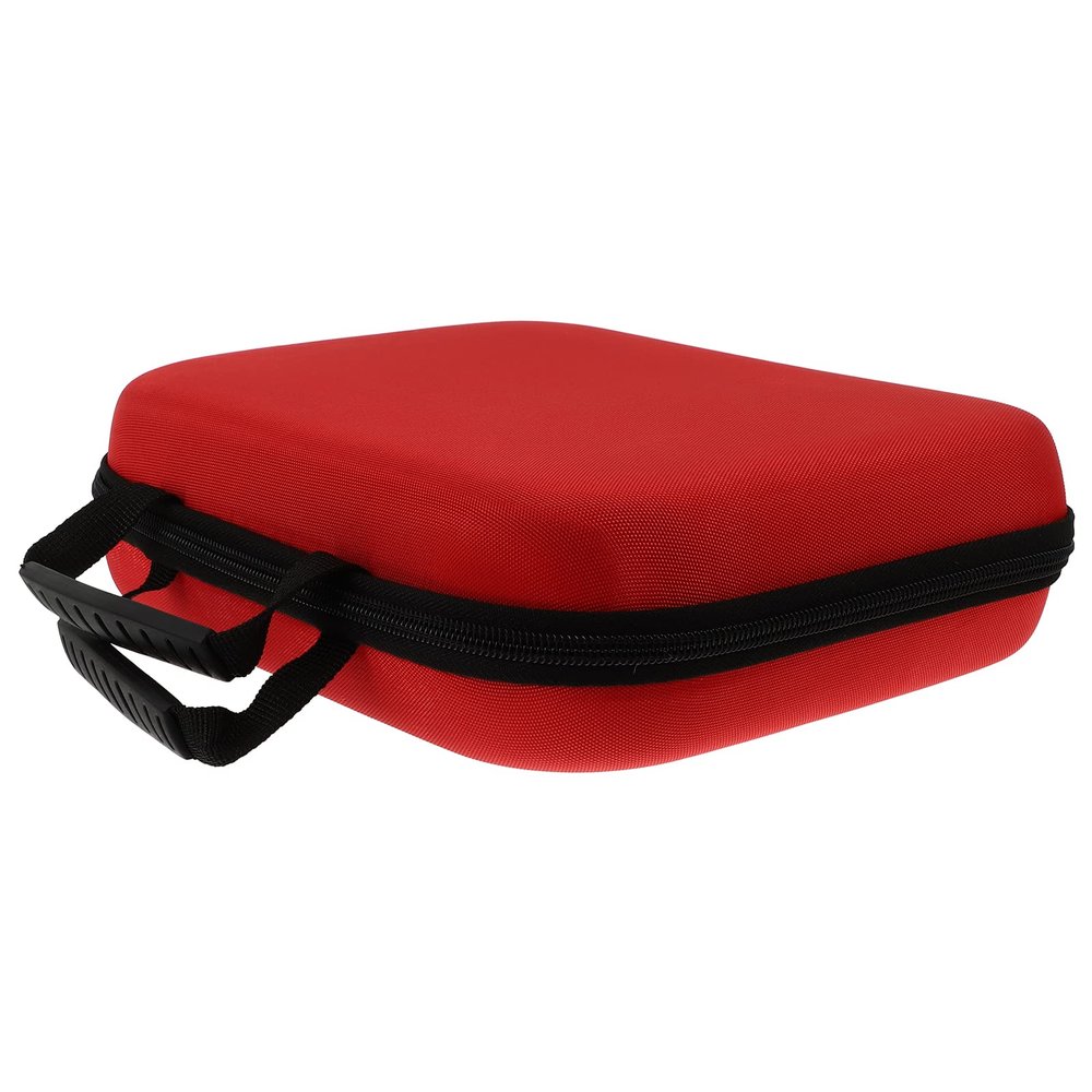 Zerodeko Portable Medicine Storage Bag Compact Kit Pouch for Home Travel and Outdoor Use Red Emergency Medical Organizer for