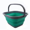 SAMMART 11L (2.9 Gallon) Collapsible Rectangular Handy Bucket (1, Dark Grey/Bluish-Green) view 1