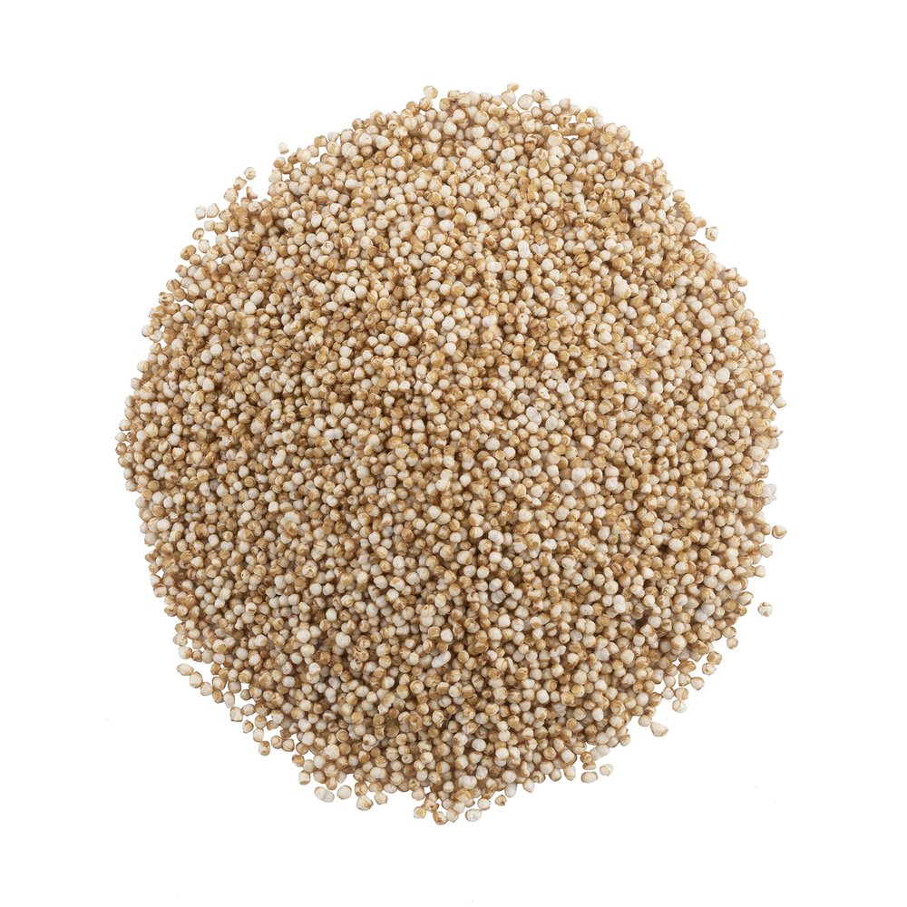 "OliveNation Organic Amaranth Puffs, Light Puffed Amaranth for Baking, Cooking, Snacking, Topping, Non-GMO, Kosher, Organic - 1 pounds"