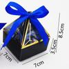 50pcs Navy Blue Gem Tower Birthday Wedding Party Favor Boxe with Ribbon Bead Gift Bags Chocolate Candy and Packaging Gift Boxes Bridal Shower Baby Shower view 3