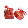 50pcs Red Gem Tower Birthday Wedding Party Favor Boxe with Ribbon Bead Gift Bags Chocolate Candy and Packaging Gift Boxes Bridal Shower Baby Shower view 1