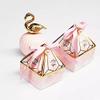50pcs Pink Gem Tower Birthday Wedding Party Favor Boxe with Ribbon Bead Gift Bags Chocolate Candy and Packaging Gift Boxes Bridal Shower Baby Shower view 2