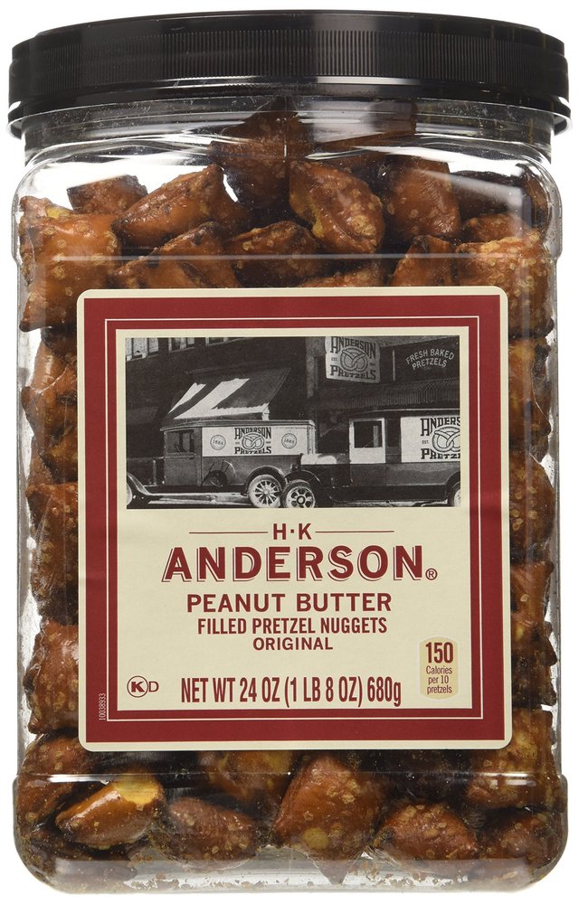 Anderson Bakery Peanut Butter Nuggets Pretzel, 24-oz. - 3 PACK
