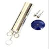 CynaMed Ear Wax Removal Syringe 8 OZ - Brass with Chrome Finish Ideal for Household, EMT, Firefighter, Police, Medical Student view 3