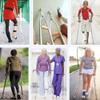 JJ Home Aluminum Underarm Crutches (1 Pair),Adjustable Adult Crutches for Walking,Lightweight Medical Accessories, Non-Slip Walking Stick view 2