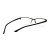 COTIA Bifocal Photochromic Reading Glasses Business Aluminum Magnesium Glasses Half Frame for Men (black, 1.5) view 3