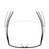 COTIA Bifocal Photochromic Reading Glasses Business Aluminum Magnesium Glasses Half Frame for Men (black, 1.5) view 4