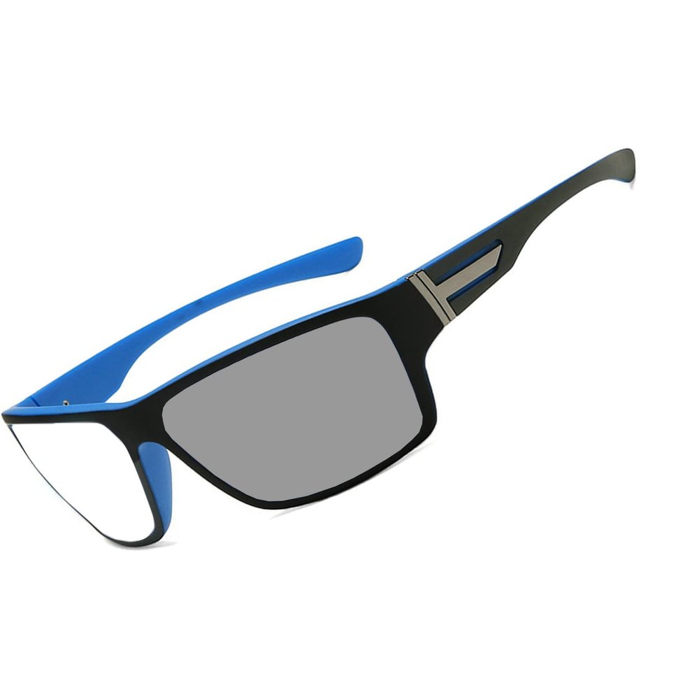 2022 outdoor Wrap-Around Style Men's Sports Cycling Glasses Photochromic Reading Driving Reading Glasses UV400 (225 magnification .)