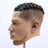  black male mask with eye and hairnot latex cosplay maskfor holloween day, 30*25*20cm view 2
