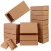 26 PCS Rectangle Drawer Kraft Boxes Small Crafts Cardboard Present Boxes Present Packaging Boxes for Party Favor Treats, Candy and Jewelry Crafts, 6.5 x 3.7 x 1.6 inch (Brown) view 1