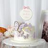 11 pcs Happy Mother's Day Cake Topper Butterfly Cake topper Best Mom Cake topper Decorative Party Cake Decoration for Mother's Day(11 pcs) view 4