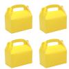 Oletx 30-Pack Yellow Party Favor Treat Boxes, Goodie Candy Box, Gable Paper Gift Boxes with Handles Perfect for Construction and Chic Yellow Submarine Party Decoration Supplies view 1